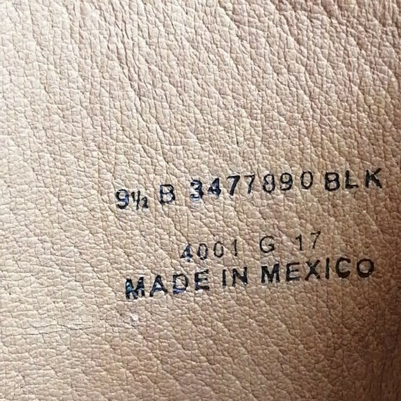 Frye Womens Melissa Stud Short Boots Black Leather Side Zip Block Heel 9.5M NEW - Picture 9 of 10